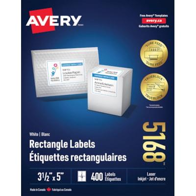 SHIPPING LABEL LASER WHT