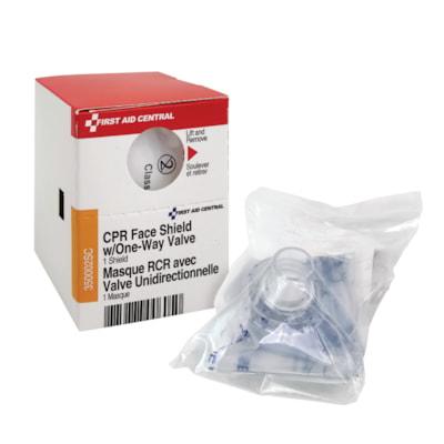 FAC CPR FACE SHIELD WTH WALVE