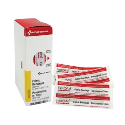 FAC FABRICBANDAGE,1 X3 ,40/BOX