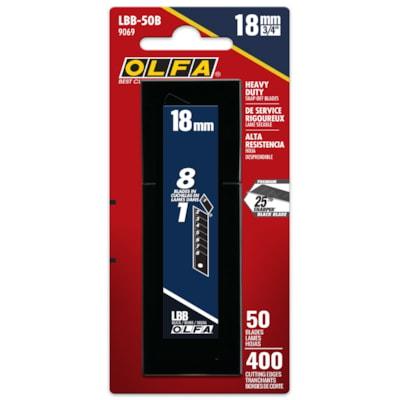 OLFA BLK 18MM KNIFE BLADE 50PK