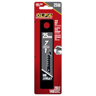 OLFA BLK 25MM KNIFE BLADE 20PK