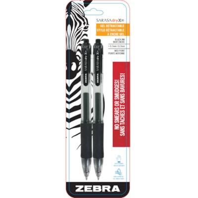 SARASA DRY X20 BLACK 2PK