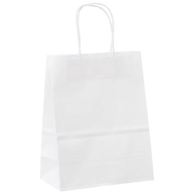 KRFT PAPR BAG WHT8.25X3.5X5.25