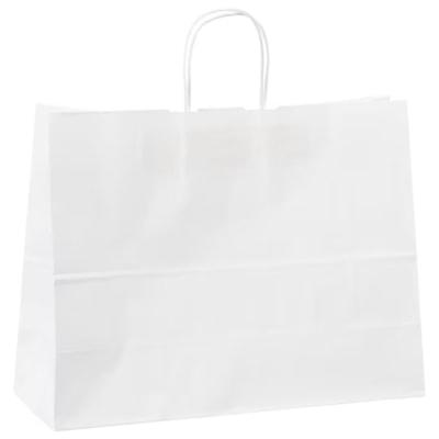 KRAFT PAPER BAG WHT 16X6X12