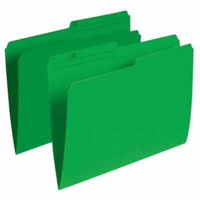 Pendaflex, Colour File Folder, 1/2 Cut Tab, Letter, Green*