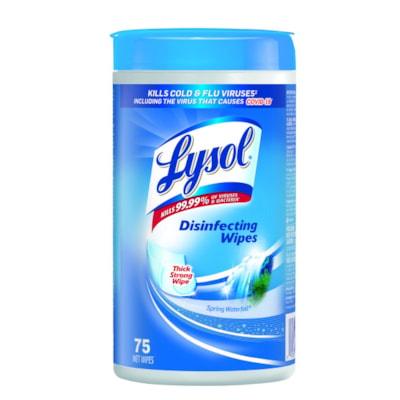 LYSOL WIPES SPRNG WTRFAL,75EA