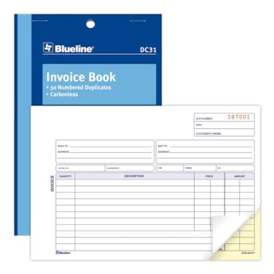 INVOICE 2 PT NCR 5-3/8X8