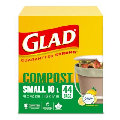 GLAD COMPOSTABLE BAGS, SMALL