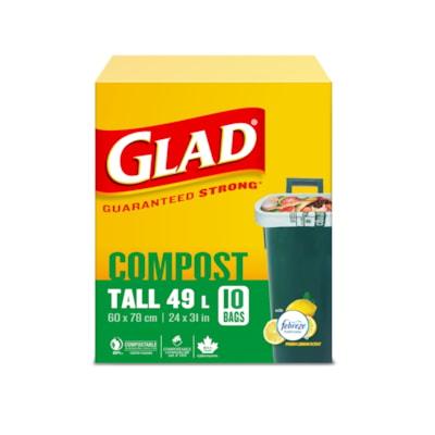 GLAD COMPOSTABLE BAGS-TALL
