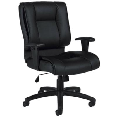 ASHMONT MB TILTER BLK LEATHER