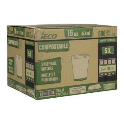 IECO 16OZ COMPOST CUP 5PK/CS