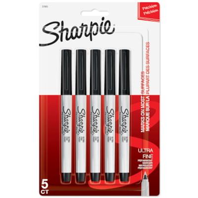 SHARPIE ULTRA FINE BLK 5CD