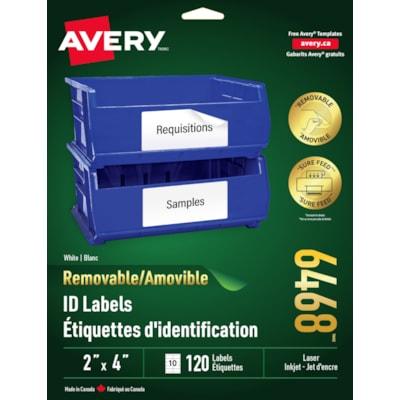 AVERY MULTIPURPOSE LABELS2 X4