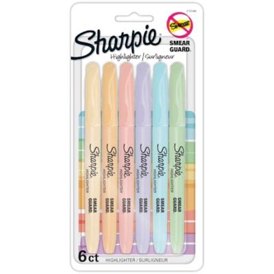 SHARPIE POCKET PASTEL ASST6/PK