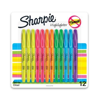 SHARPIE ACCNT POCKET ASST12/PK