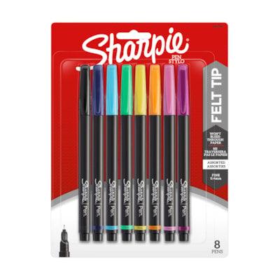 SHARPIE PEN FINEPOINT ASST8/PK