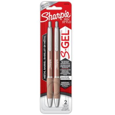 SHARPIE GELCHAMPMTL.7MMBK2/PK