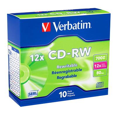 CD-RW 700MB HIGH SPEED 10PK