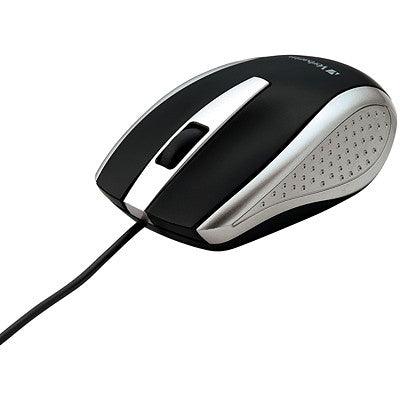 CORDED OPTICAL MOUSE SILVER