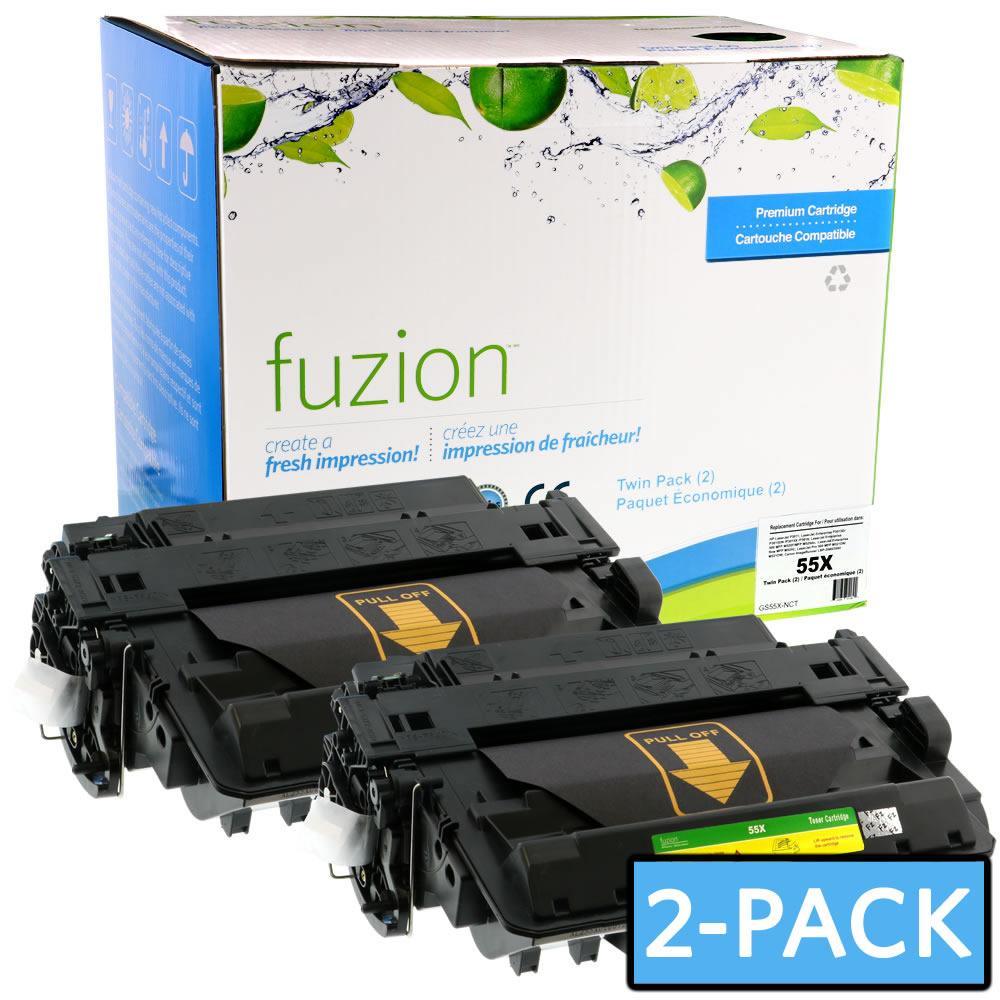 Fuzion New Compatible Toner for HP CE255XD (55X) (2)