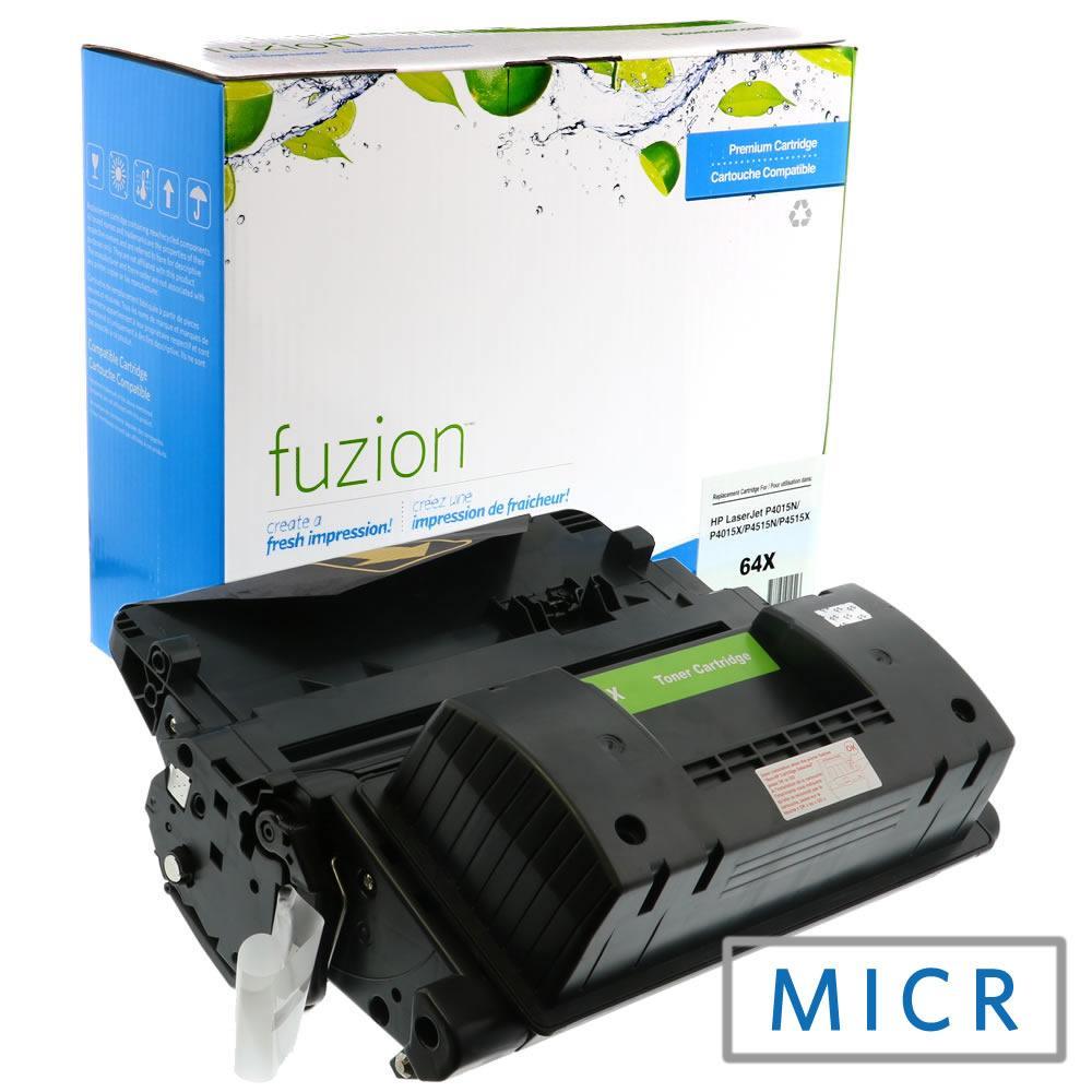 Fuzion Remanufactured MICR Cartridges for HP CC364X (64X) MICR
