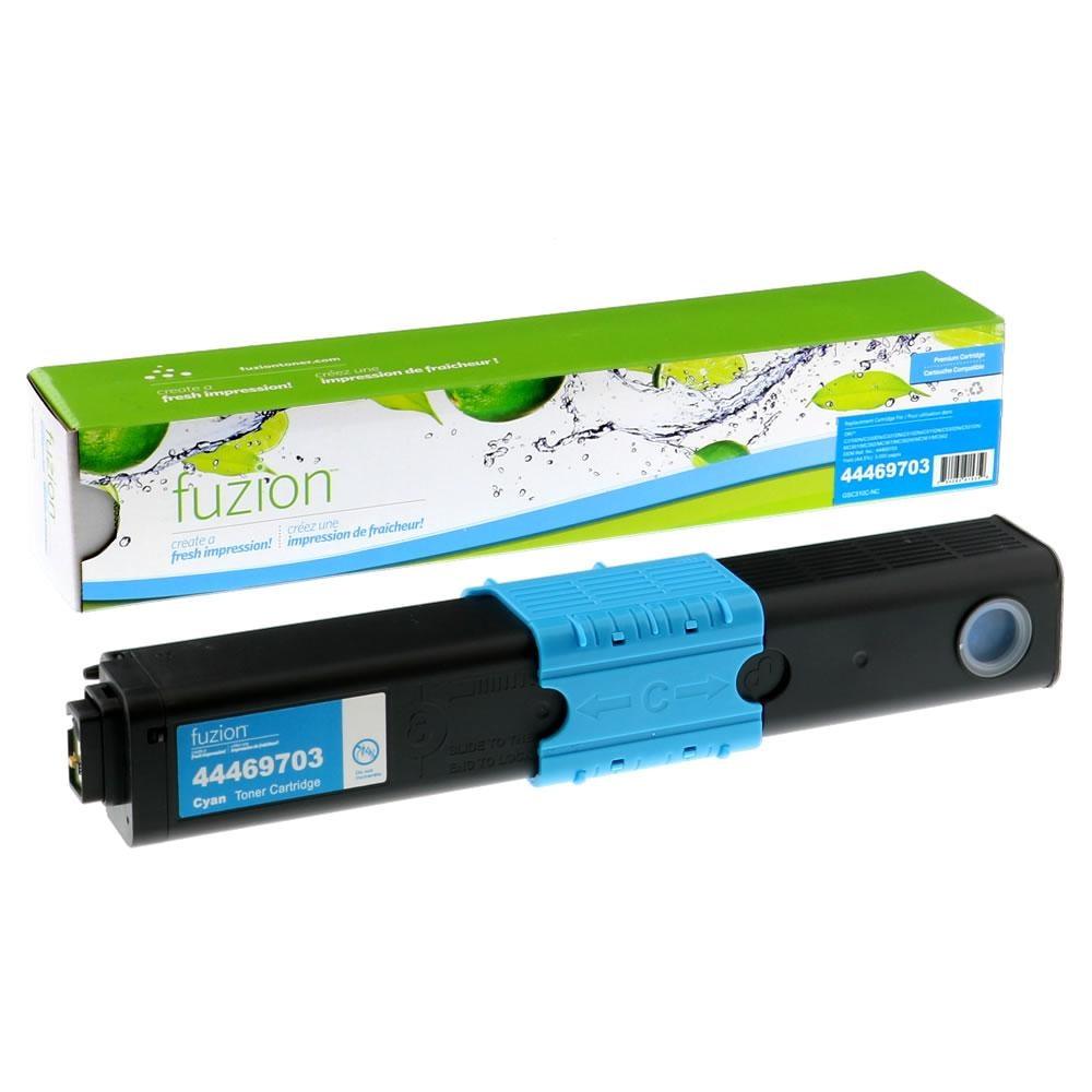 Fuzion New Compatible Toner for Okidata 44469703 - Cyan