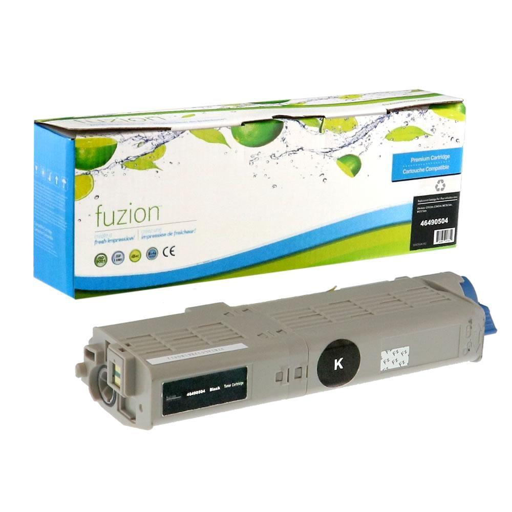 Fuzion New Compatible Toner for Okidata 46490504 - Black