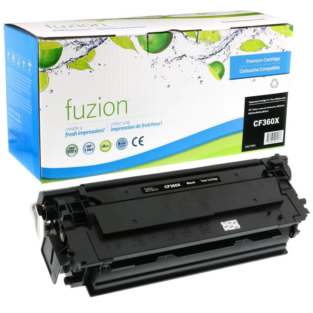 Fuzion Remanufactured Toner for HP CF360X (508X) - Black
