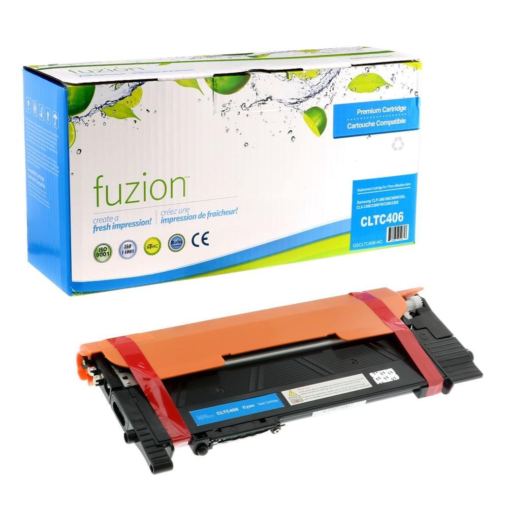 Fuzion New Compatible Toner for Samsung CLTC406S - Cyan
