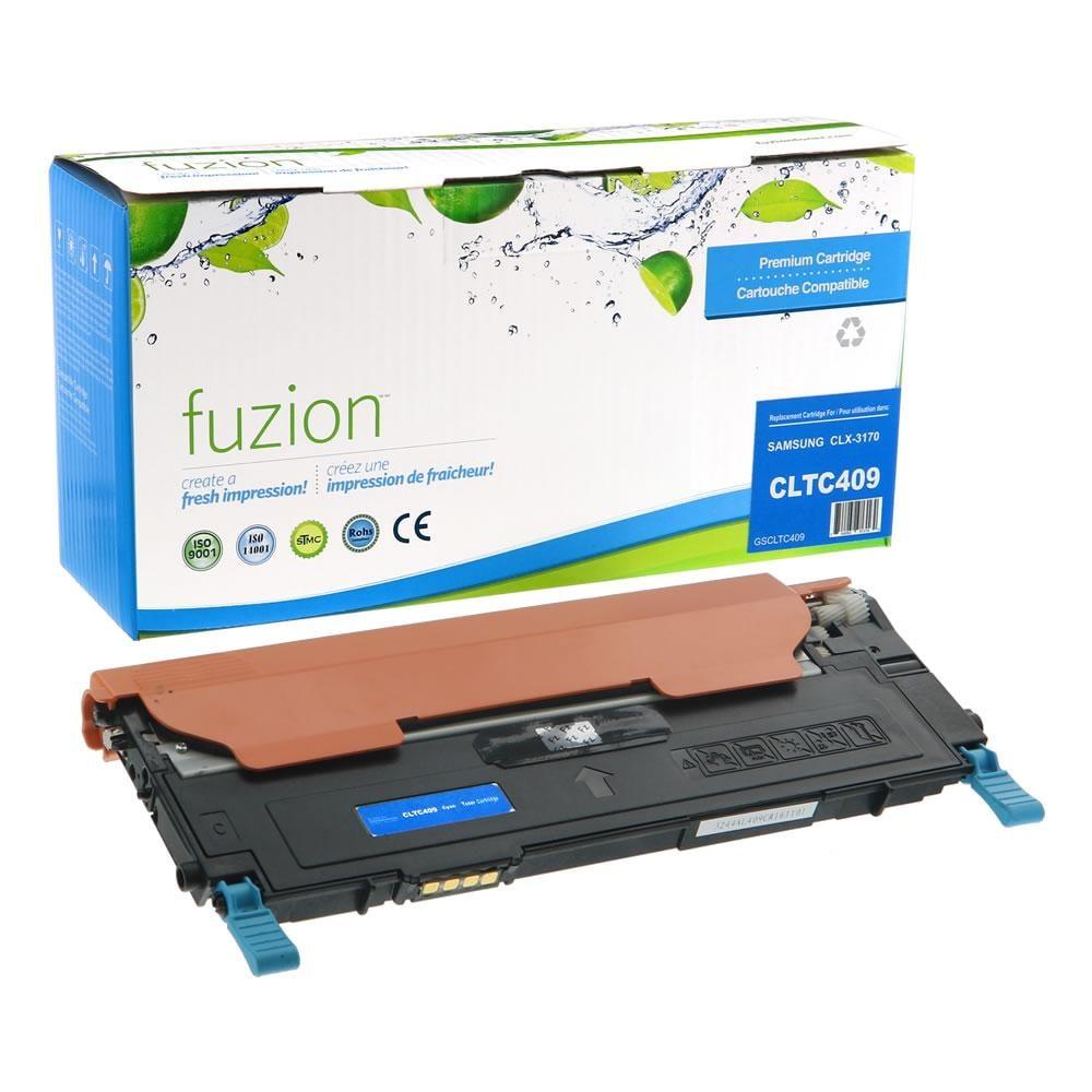 Fuzion Remanufactured Toner for Samsung CLTC409S - Cyan