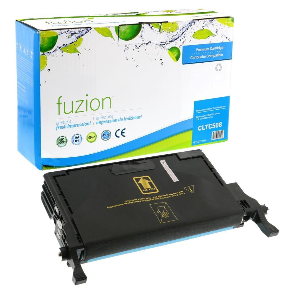 Fuzion Remanufactured Toner for Samsung CLTC508L - Cyan