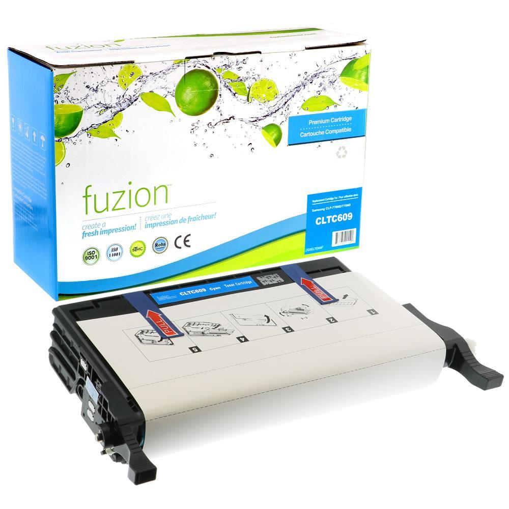 Fuzion Remanufactured Toner for Samsung CLTC609S - Cyan
