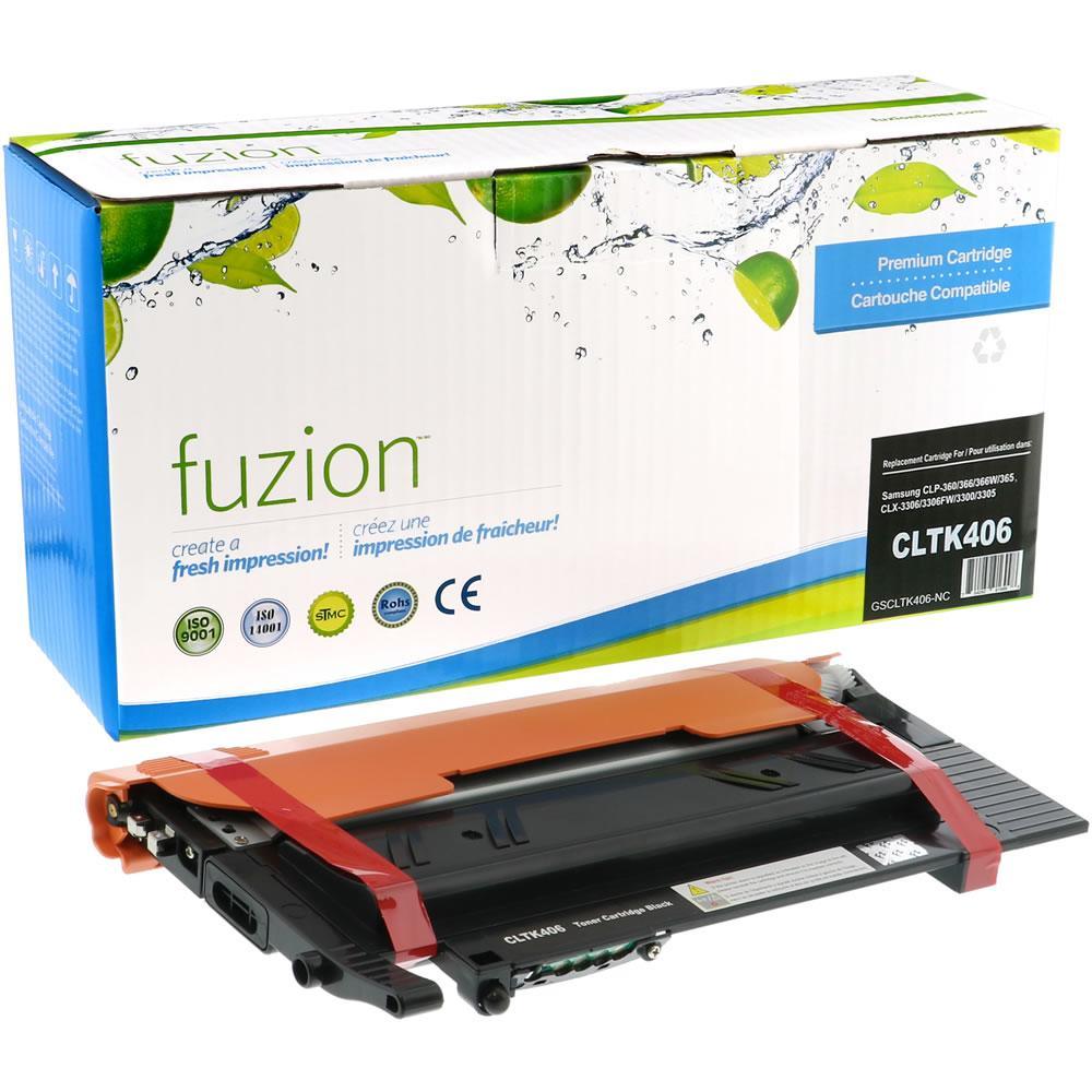 Fuzion New Compatible Toner for Samsung CLTK406S - Black