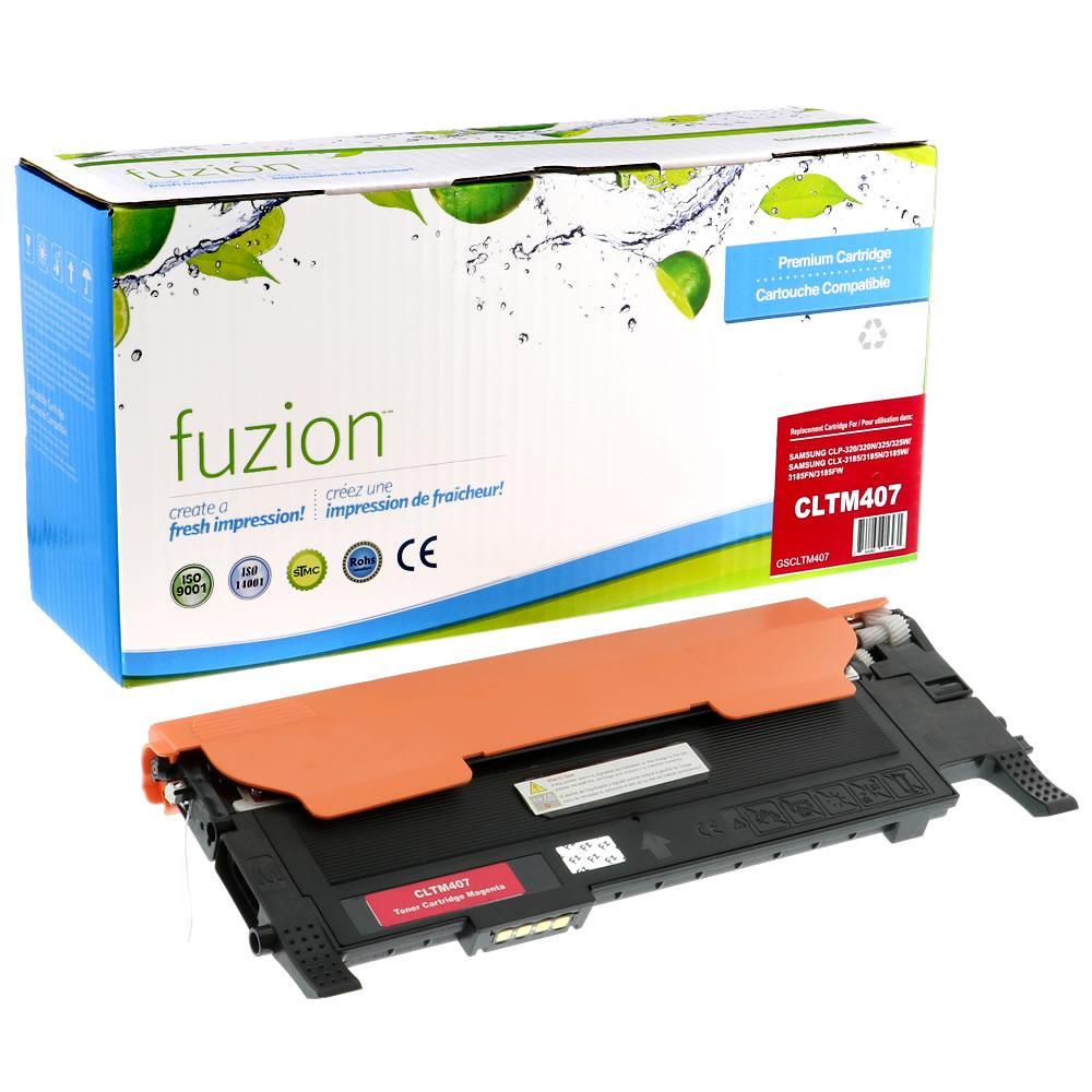 Fuzion Remanufactured Toner for Samsung CLTM407S - Magenta