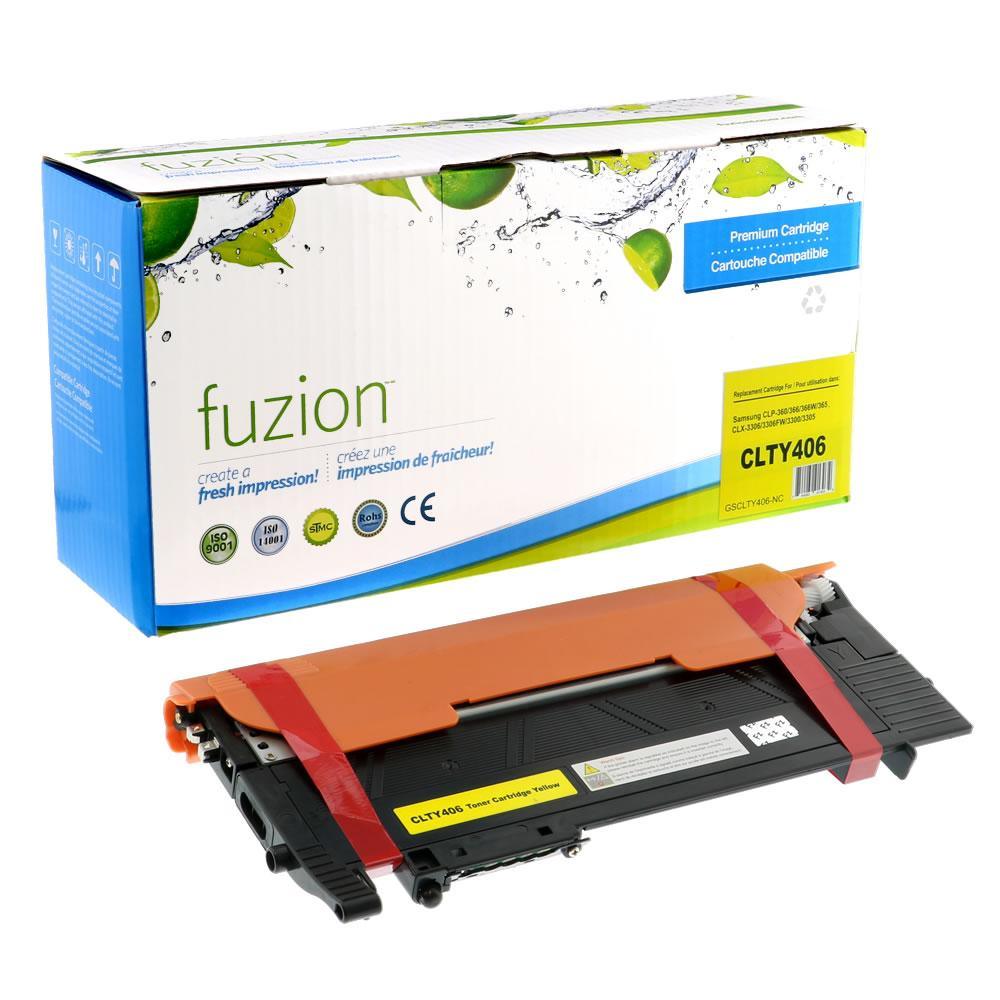 Fuzion New Compatible Toner for Samsung CLTY406S - Yellow