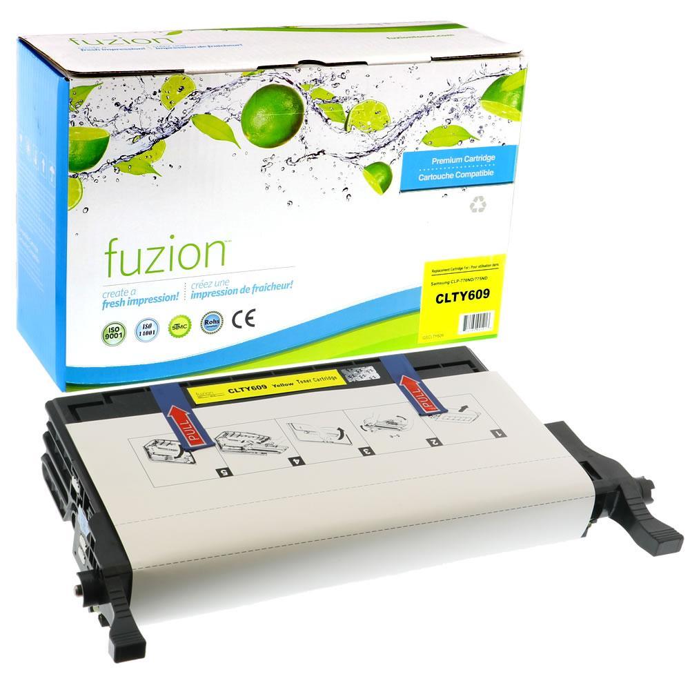 Fuzion Remanufactured Toner for Samsung CLTY609S - Yellow