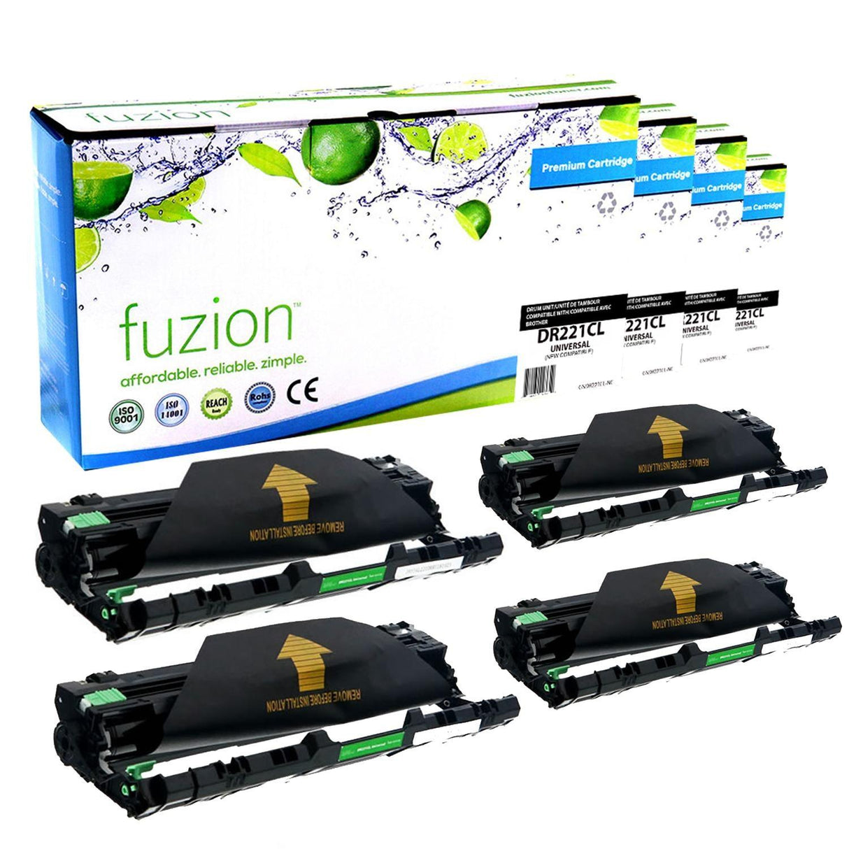 New Compatible Toner & Drum Kits for Brother DR221CL Drum Kit - CKMY