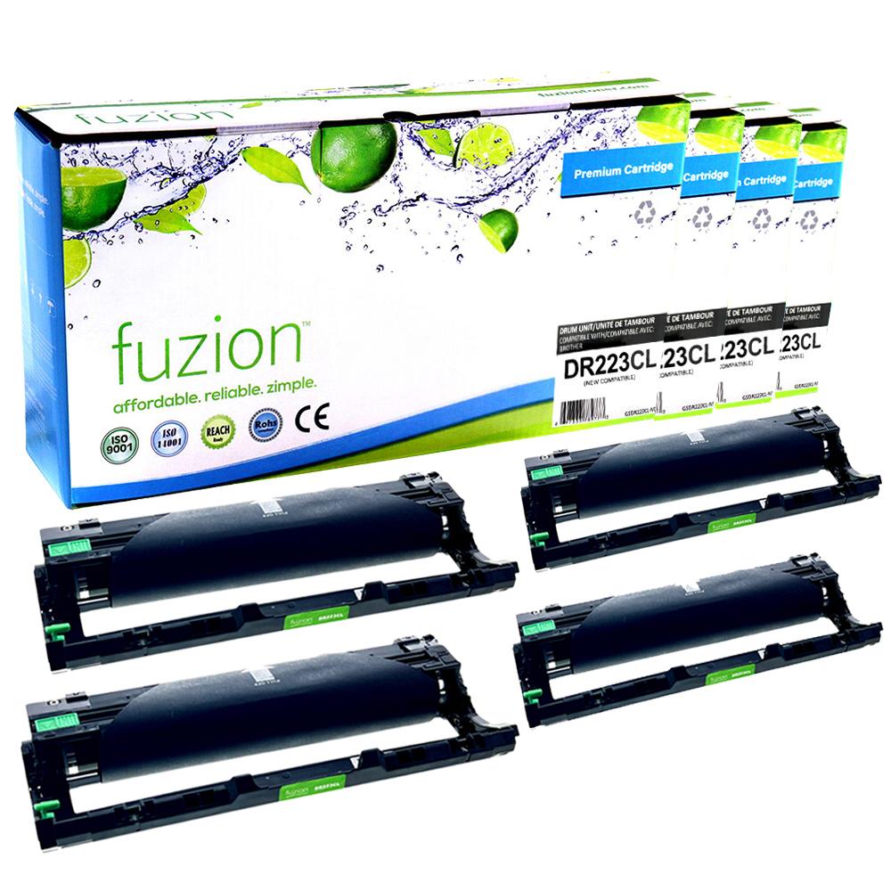 Fuzion Brother DR223CL Compatible Drum Unit Kit - CKMY Multipack - 18,000 Pages