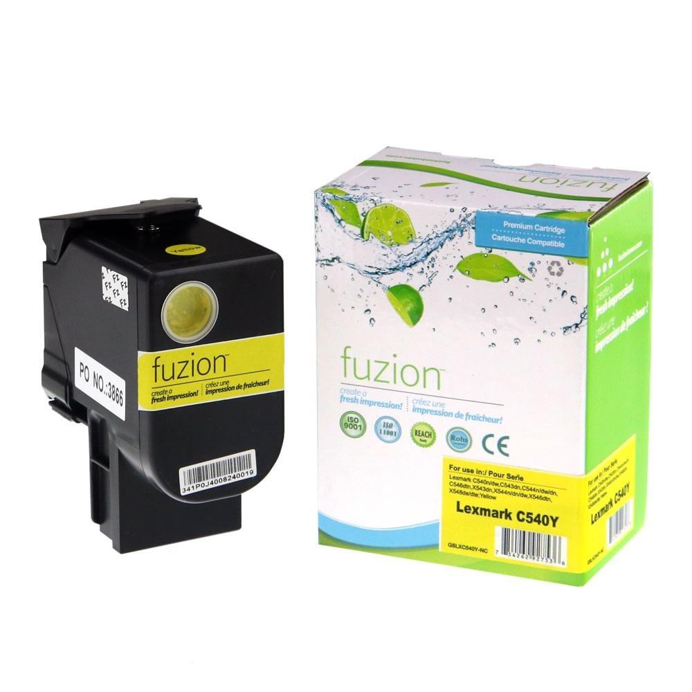 Fuzion New Compatible Toner for Lexmark C540H1YG - Yellow