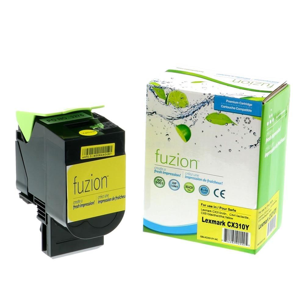 Fuzion New Compatible Toner for Lexmark 80C1SY0 - Yellow
