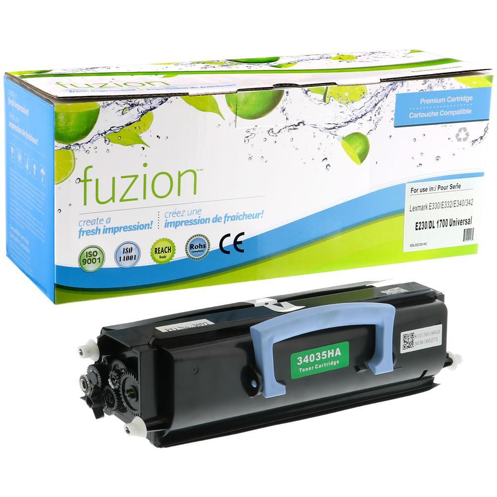 Fuzion New Compatible Toner for Lexmark 34035HA - Black