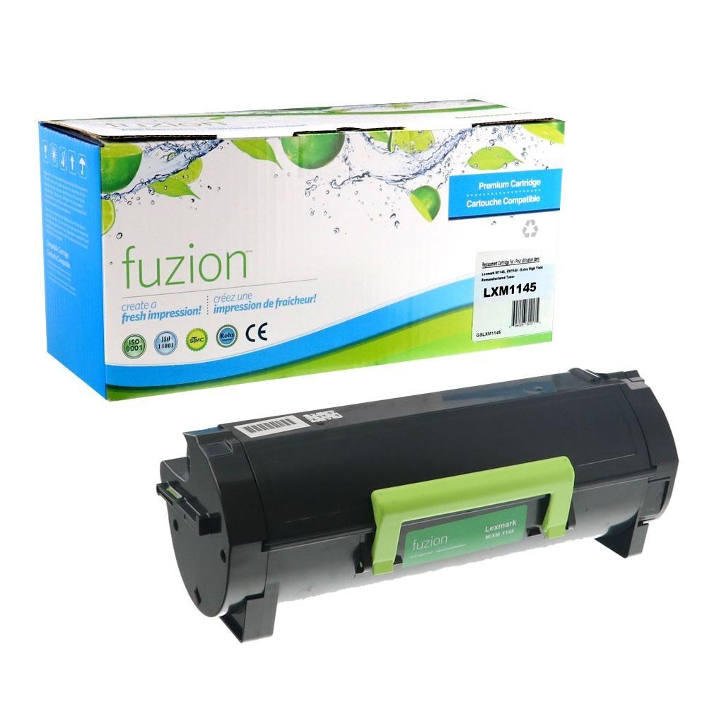Fuzion Remanufactured Toner for Lexmark 24B6035 - Black