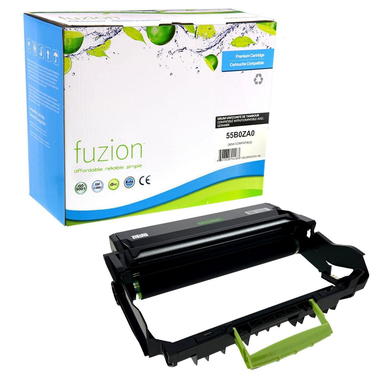 Compatible Drums for Lexmark 55B0ZA0 - B3340dw, B3442dw, MB3442adw, MS331dn, MS431dn, MX331adn, and MX431adn