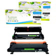 fuzion High Yield Laser Toner Cartridge - Brother TN450 / DR420 Compatible Toner & Drum Combo. Typical Print Yield: Toner 2,600, Drum 12,000