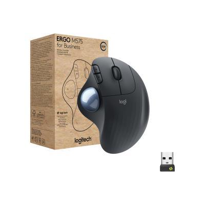 Logitech Ergo Series ERGO M575 for Business - trackball - Bluetooth 5.0 LE, 2.4 GHz - graphite*