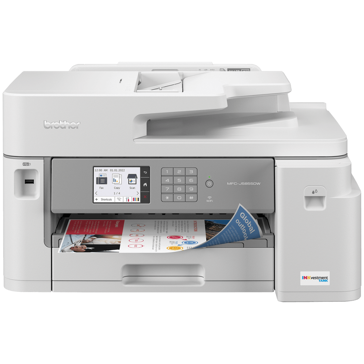 Brother INKvestment Tank MFC-J5855DW All-in-One Professional A3 Colour Inkjet Printer