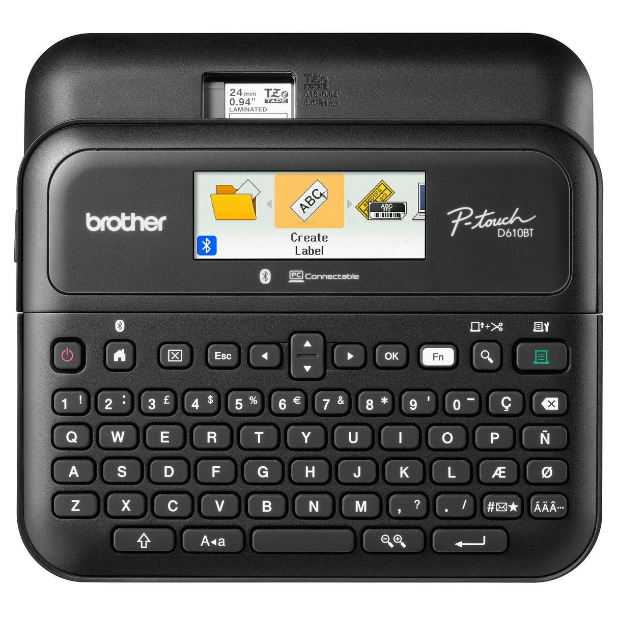Brother P-touch PT D610BT Business Professional Connected Label Maker with Bluetooth¨ Connectivity