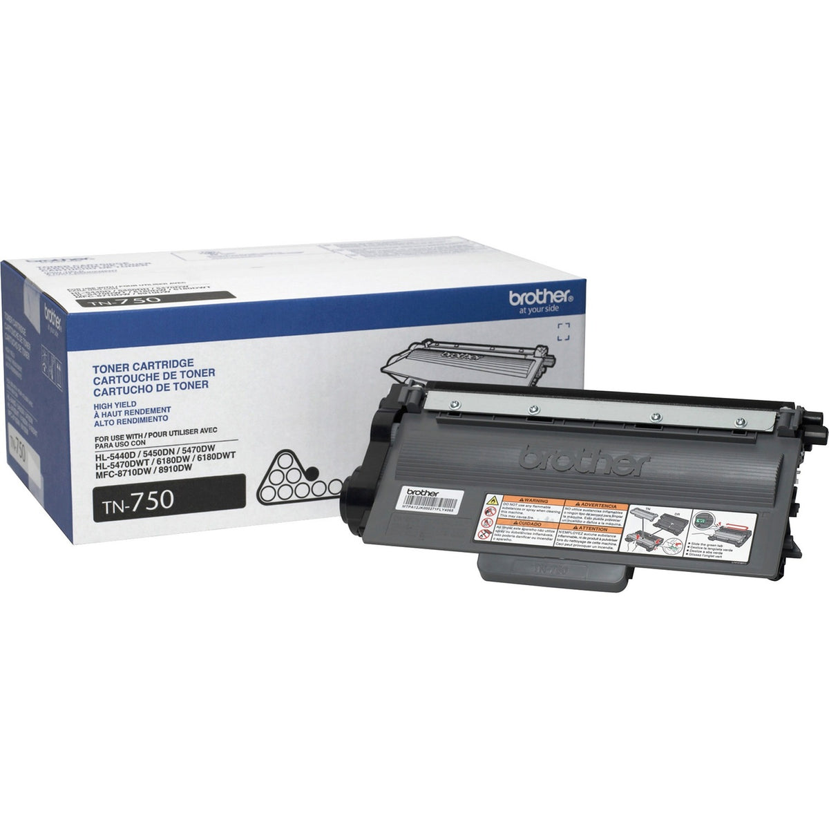 Brother TN750 Original Toner Cartridge - Laser - High Yield - 8000 Pages - Black