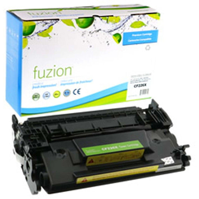 fuzion High Yield Laser Toner Cartridge - Alternative for HP 26X (CF226X) - Black - 1 Each