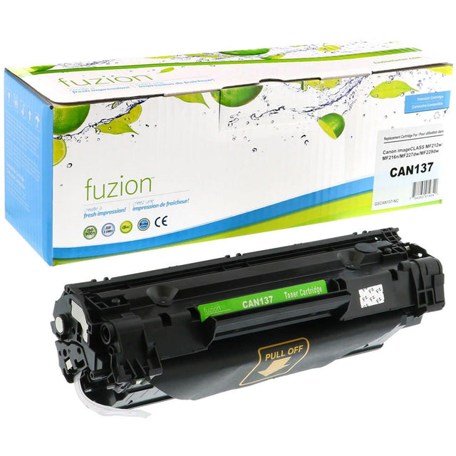 fuzion Remanufactured Laser Toner Cartridge - Alternative for Canon 137 - Black - 1 Each